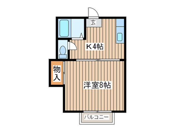 大和町ハイツの物件間取画像